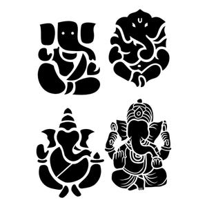 Ganesh Outline Digital Pdf, Jpeg, PNG, files, Cut File for Cricut and Silhouette,Ganesh digital image file, Ganesha outline,ganapthi digital