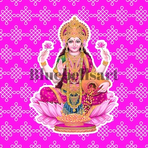 Lakshmi Digital File, JPEG, Instant Download File, Varalakshmi Instant Digital Download, Lakshmi pooja, Diwali decor