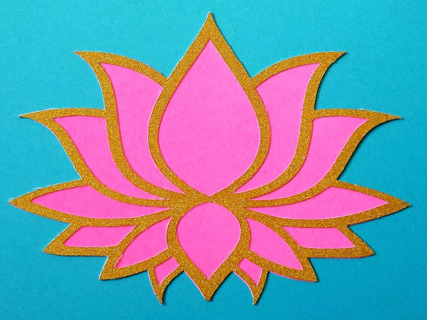 10 BIG Lotus backdrop/Lotus cutout/Lotus die cuts/Indian pooja Etsy