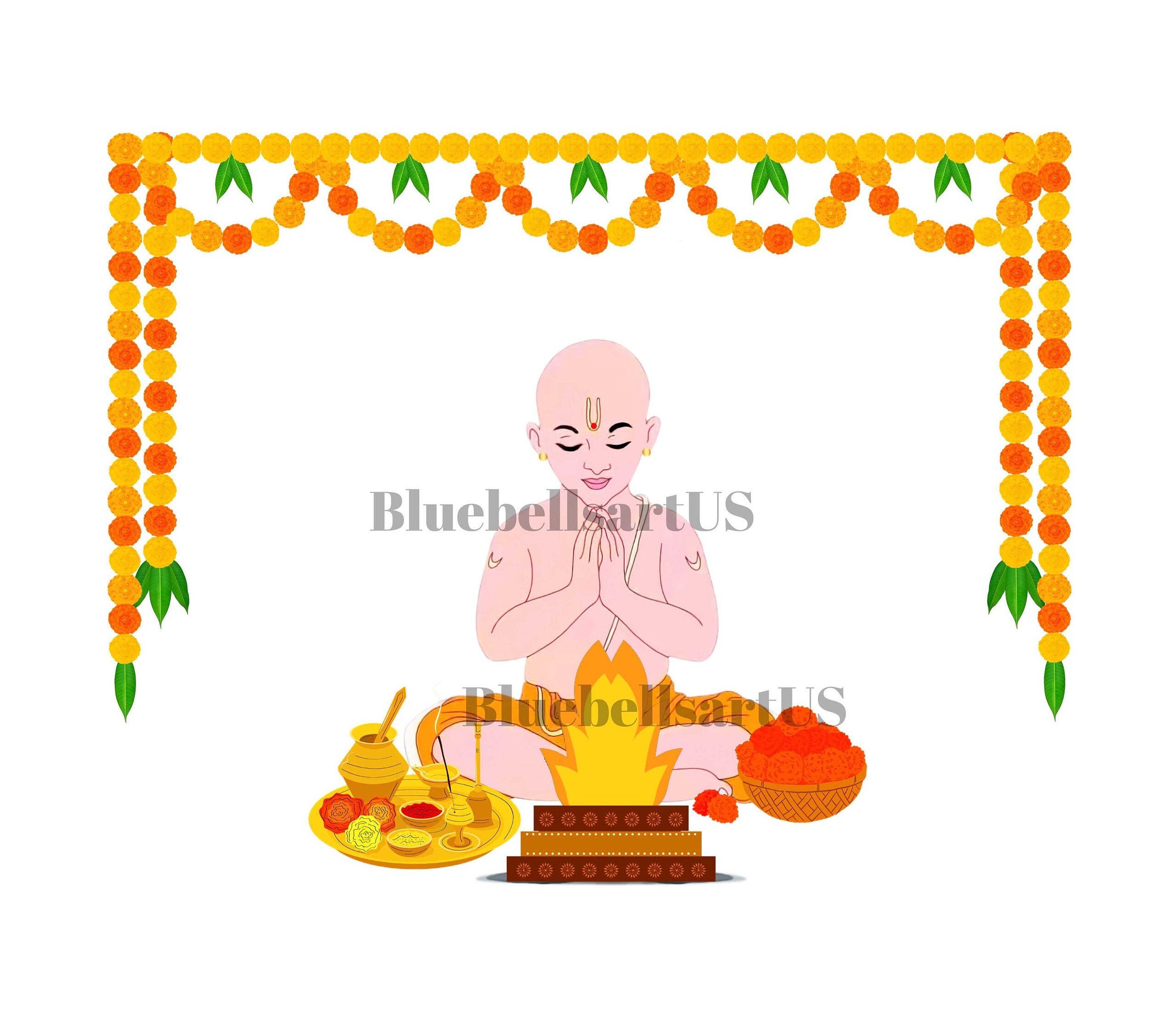 Upanayanam Ceremony Digital Download Thread Ceremony Janoi Etsy