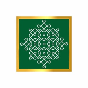 Kolam design Digital File, JPEG, Instant Download, Kolam Instant Digital Download, Kolam instant digital, Gruhapravesam decor, Kolam prints