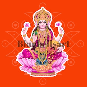Lakshmi Digital File, JPEG, Instant Download File, Varalakshmi Instant Digital Download, Lakshmi pooja, Diwali decor
