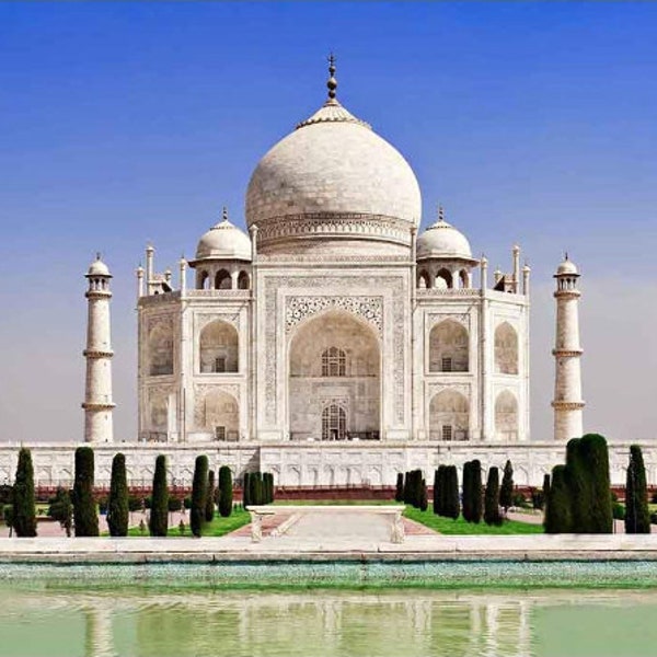 Taj Mahal backdrop, India party backdrop,Indian Famous Architectural Photography Backdrop, Tajmahal Studio Backdrop, Taj mahal Tapestry