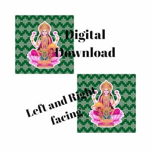 Lakshmi Digital File, JPEG, Instant Download File, Varalakshmi Instant Digital Download, Lakshmi pooja, Diwali decor