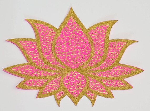 Lotus Cut Outs /lotus Cutout/lotus Die Cuts/indian Pooja | Etsy