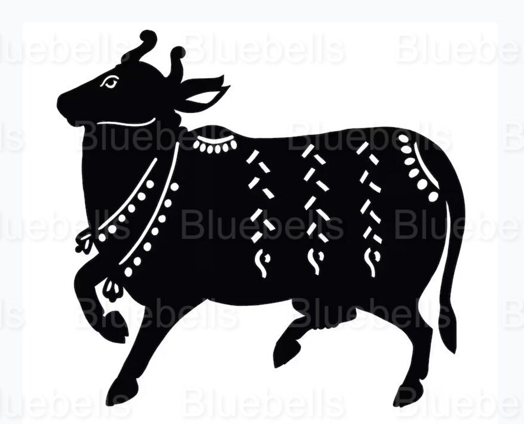 Pichwai Cow Digital File, JPEG, PDF, PNG and Svg Cut File for Cricut ...