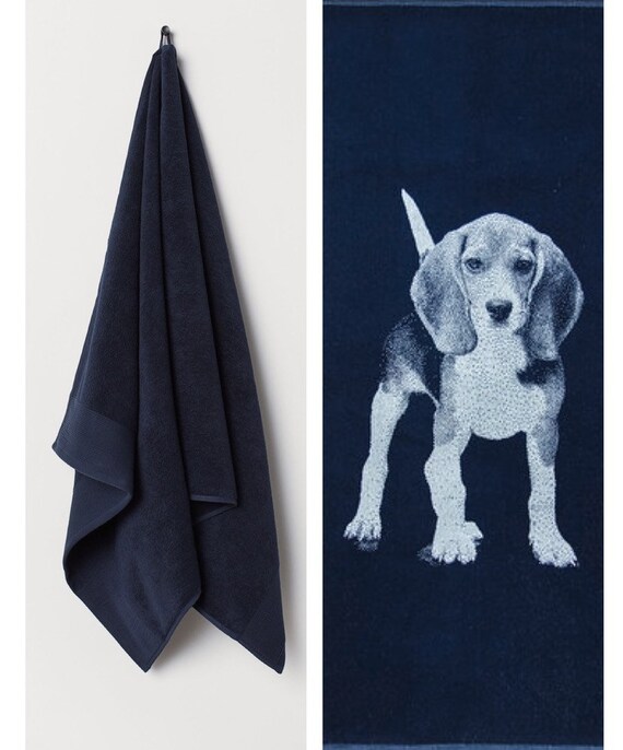 beagle beach towel
