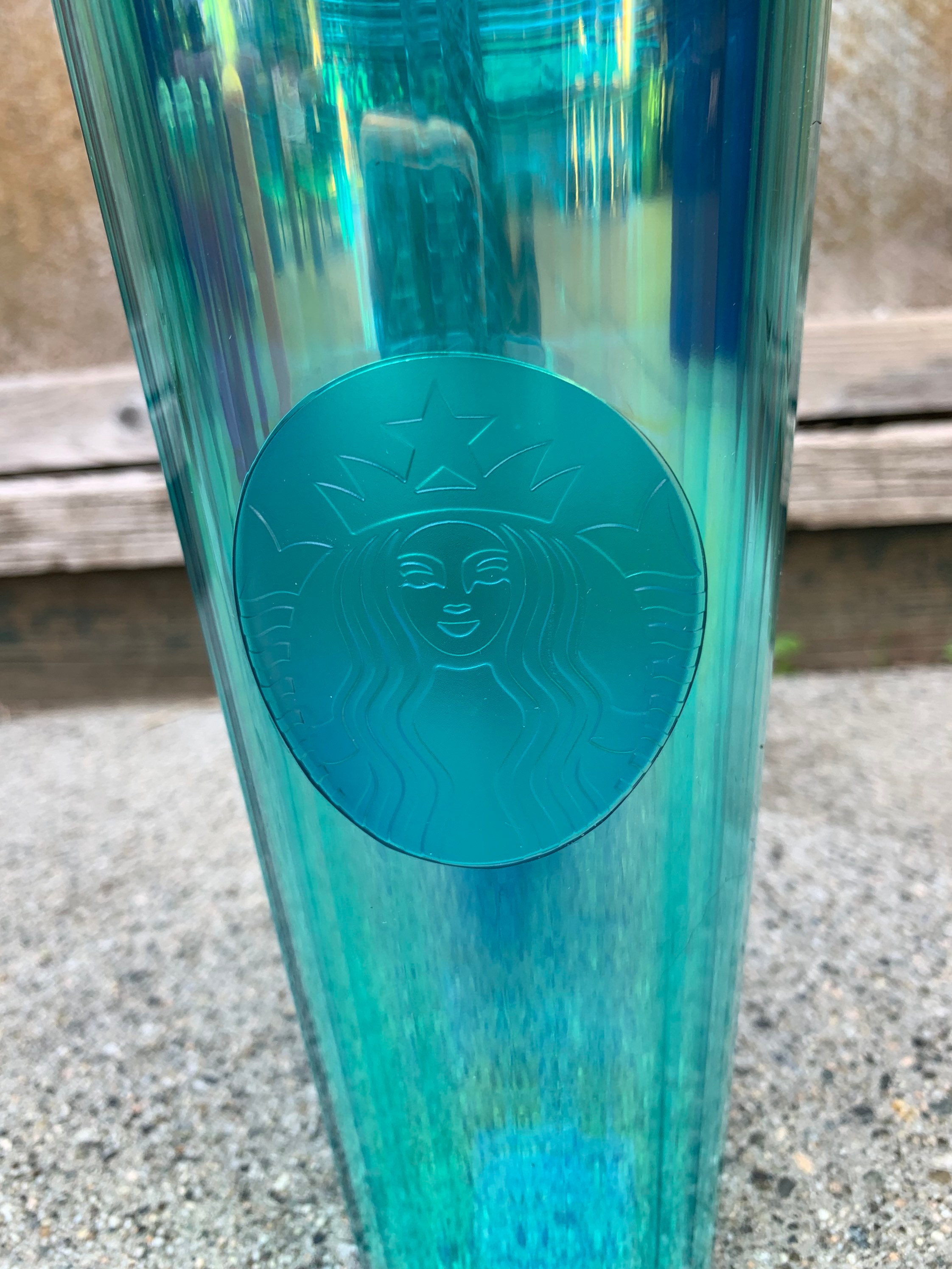 Summer 2021 Starbucks Dome Tumblers Pink Aqua & Rainbow Etsy