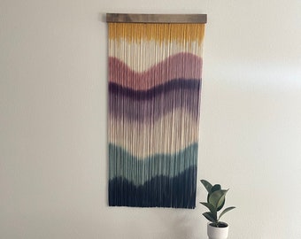 Grooves II - Macrame Wall Hanging |Contemporary | Colorful Wall Art | Customizable Artwork (Made to Order)