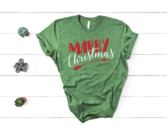 Download Marry Christmas Girl T Shirt Svg Holiday Shirt Cut File Etsy