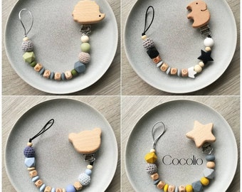 Personalized pacifier chain