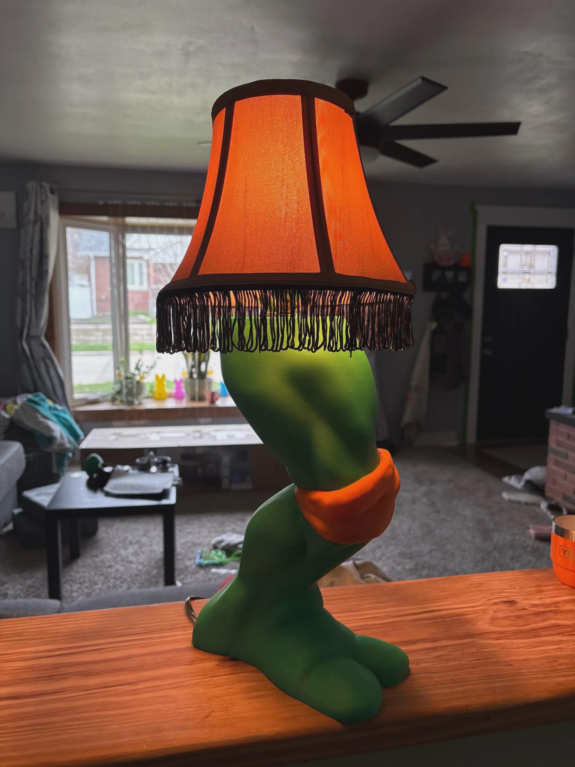 Turtle Leg Lamp Collectible | Teenage Mutant Ninja Turtles Decor
