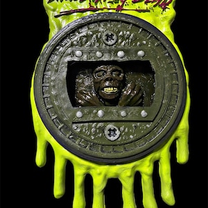 Rückgabe der lebenden Toten Wanddekor | Vintage Horror Kunstdruck | Gruselige Zombie Dekoration für Halloween & Horror Fans