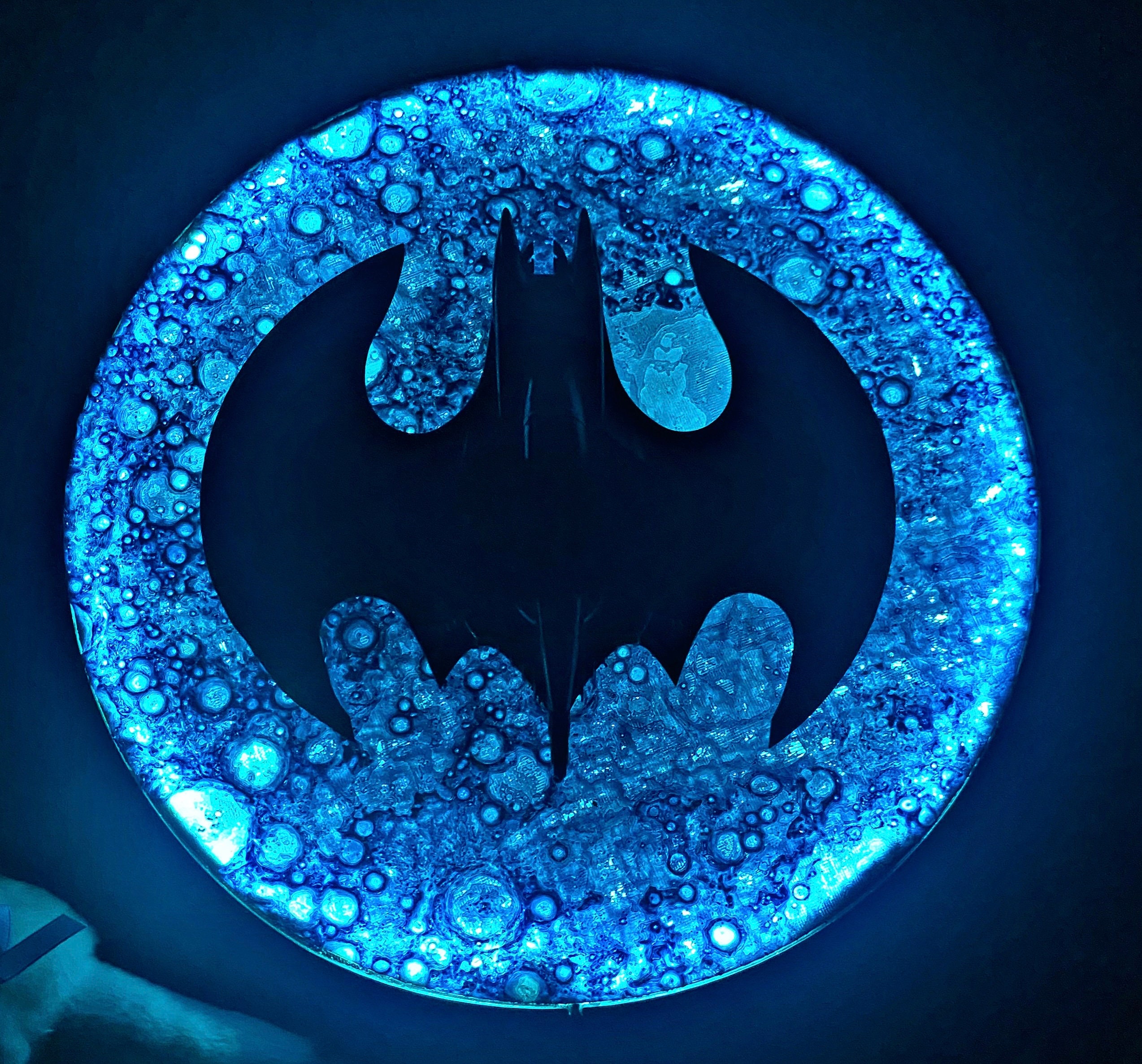 BATMAN ライト付き壁掛け彫刻 1992年 BATMAN ライト付き壁掛け彫刻 1992年