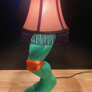 Turtle Leg Lamp Collectible | Teenage Mutant Ninja Turtles Decor Gift | Unique Nerdy Room Accent
