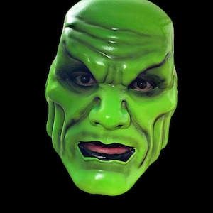Rare 1994 The Mask Dorian Tyrell Mask - Vintage Movie Prop, Collectible Art, Unique Halloween Costume Accessory