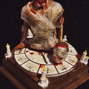 Ghosts Horror-standbeeld "The Torso" harsfiguur voor Halloween-decor