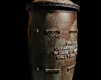 Return of the Living Dead 2 Troxin Barrel Prop Replica | Horror Movie Collectible | Unique Gift for Fans & Collectors