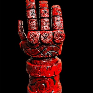 Hellboy Stone Hand Prop | Realistic Wearable Cosplay Accessory for Fans & Collectors | Perfect for Halloween  Conventions