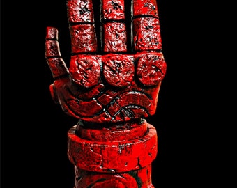 Hellboy Stone Hand Prop | Realistic Wearable Cosplay Accessory for Fans & Collectors | Perfect for Halloween  Conventions