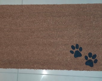 Dog Puppy Paw Outdoor Doormat Mat