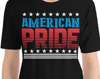 American Pride T-Shirt | USA Patriotic Graphic | Short-Sleeve Unisex Tee