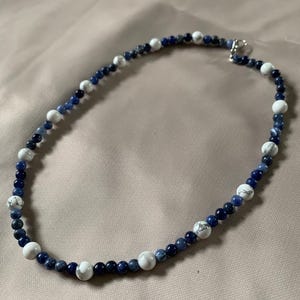 Sodalite and Howlite Necklace