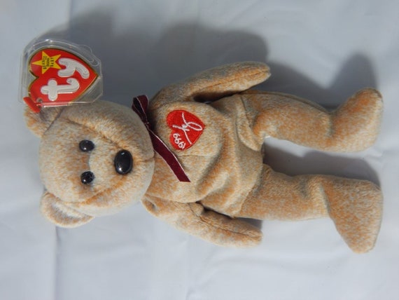 Ty Beanie Baby 1999 Signature Bear Excellent Condition Rare