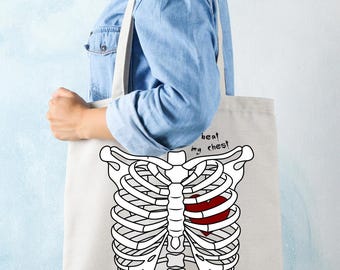 Rest In Peace Tote Bag, Buffy Inspired, Spike Fan Fandom Bag