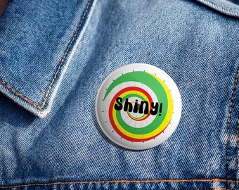 Firefly Shiny Pin Badge - Retro Style Lapel Pin (25mm)