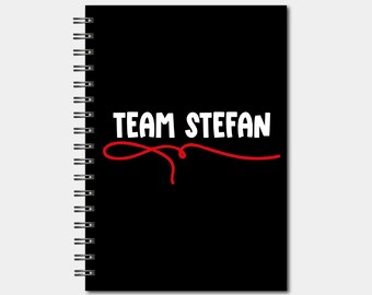 Spiral Notebooks - Team Stefan Notebook - Lined Journal - Gift - TVD