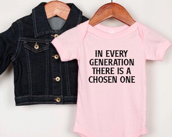In Every Generation Baby Bodysuit | Gothic Baby Clothes | Alternative Baby Shower Gift | Funny Baby Grow for Buffy Fans