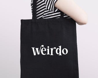 Weirdo Tote Bag, Organic Cotton, Spacious