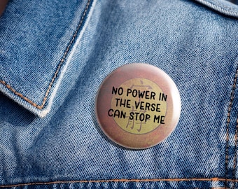 Firefly Pin Badge - No Power in the Verse, 25mm