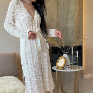 Button down dress in cotton Lace midi dress White cotton midi dress