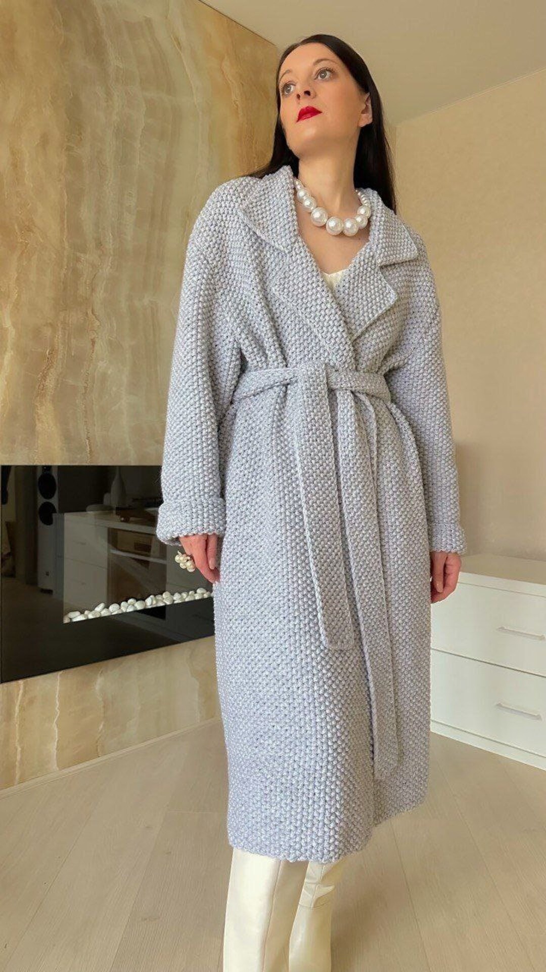 Shownicer Damen Cardigan Oversize - Langarm Strickjacke Für Herbst Und Winter