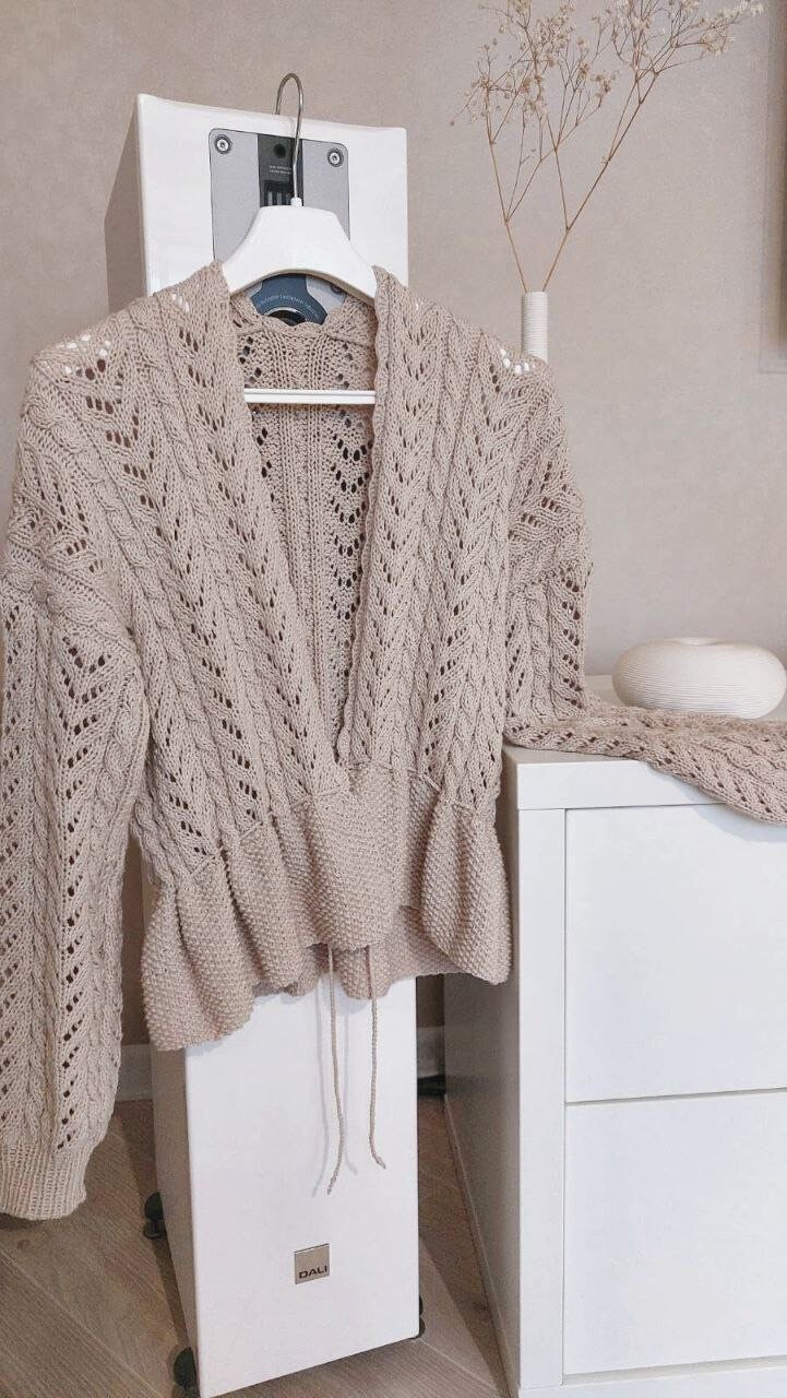 Compact Knit Peplum Trousers main image 0