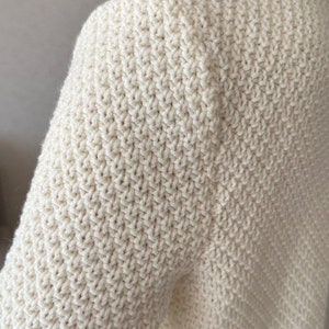 Button down cardigan Knit blazer for women Handmade knit cardigan image 8