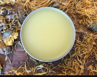 2-8oz Wildcrafted Calendula Salve | Balm | Ointment