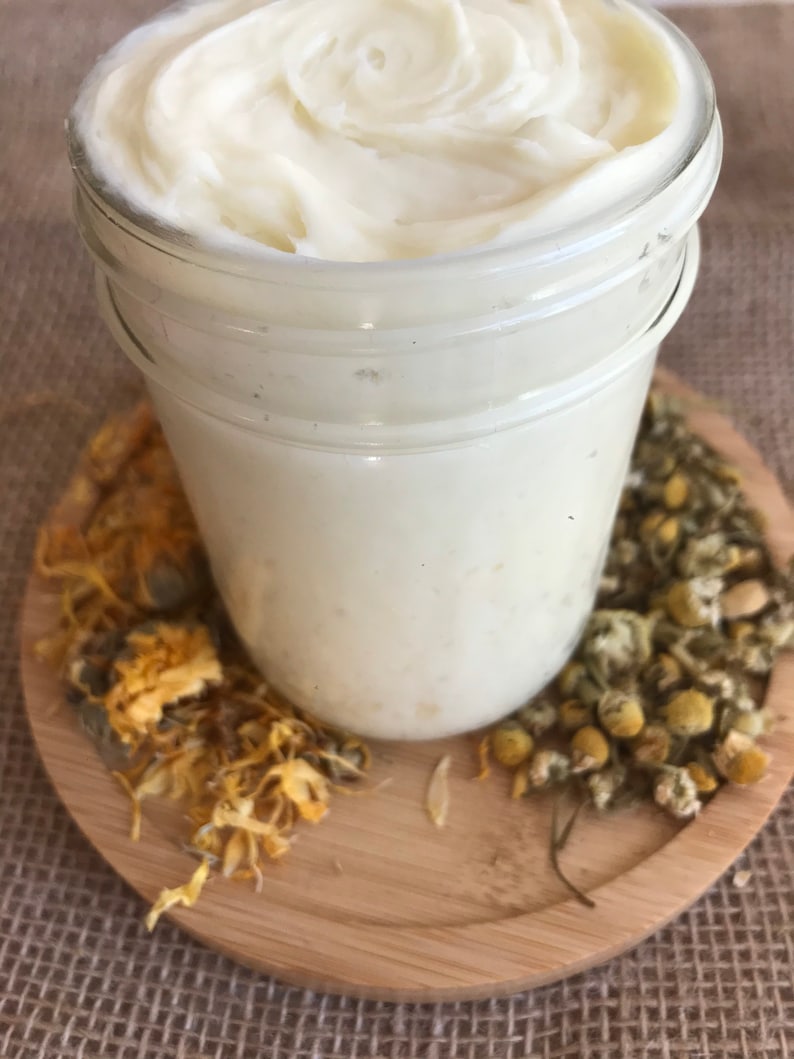 Herbal Infused Whipped Body Face Butter Balm Cream Etsy