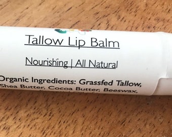 READ DESCRIPTION ADD on:  Tallow Lip Balm | Organic Shea Butter, Beeswax