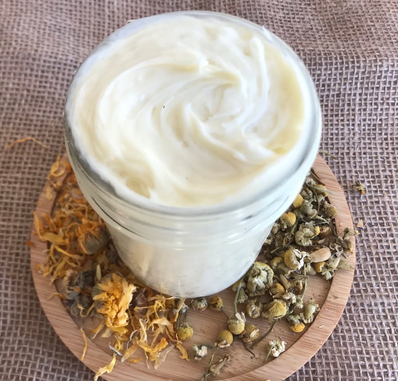 Herbal Infused Whipped Body Face Butter Balm Cream Etsy