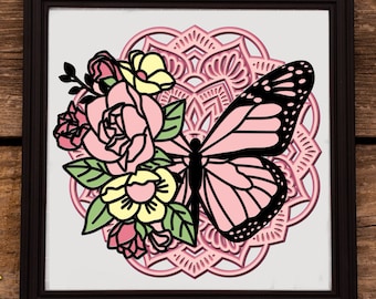 Free Free 188 Simple Mandala Butterfly Svg SVG PNG EPS DXF File