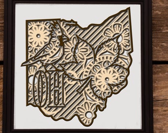 Download Ohio Mandala Etsy