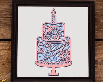 Download 3d Cake Svg Etsy