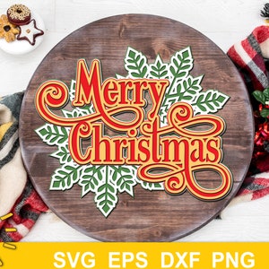 Download Christmas Tree 3d Layered Svg Digital File Christmas Tree 3d Etsy