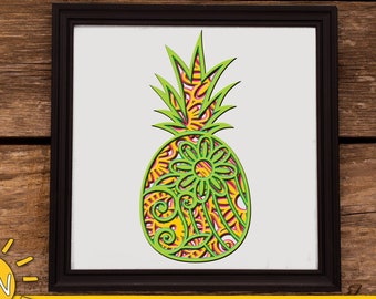 Download Mandala Pineapple Etsy