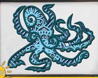 Free Free Layered Octopus Svg 587 SVG PNG EPS DXF File