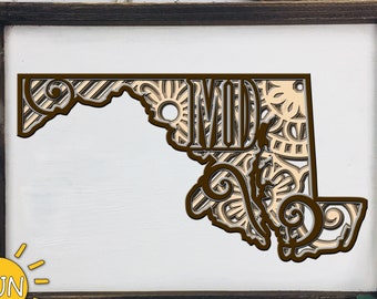 Download Glowforge Svg Layered 3d Mandala West Virginia State Svg 5 Layers 3d Layered Dxf Laser Cut Cricut Silhouette Commercial Use Craft Supplies Tools Papercraft Commentfer Fr