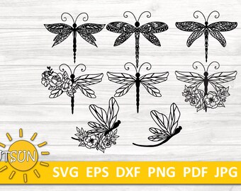 Download Dragonfly Svg Etsy